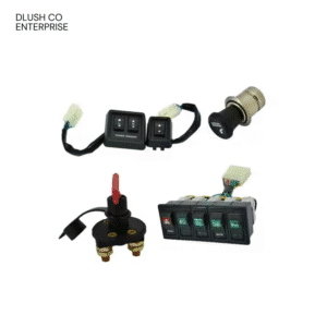 Racing Car Switch Panel Engine Ignition Kit Start Button Red Toggle Switch LED 12V Switch Car