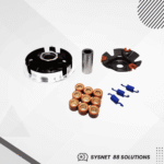Racing CVT Clutch Kit With Roller Weights Drive Pulley for GY6 125cc 150cc 157QMJ Scooter Moped