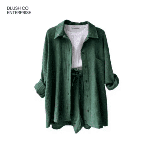 Ruffled Lapels Long Sleeve Shirt