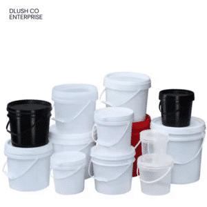 Factory Direct Square & Cylinder Shape Food Grade Buckets Bulky Plastic Material with Lids for Water Storage Wholesale