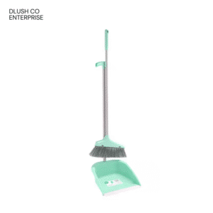 Upright Standing Home Cleaning Sweeper with Long Handle PP Material Broom Head and Dustpan Set